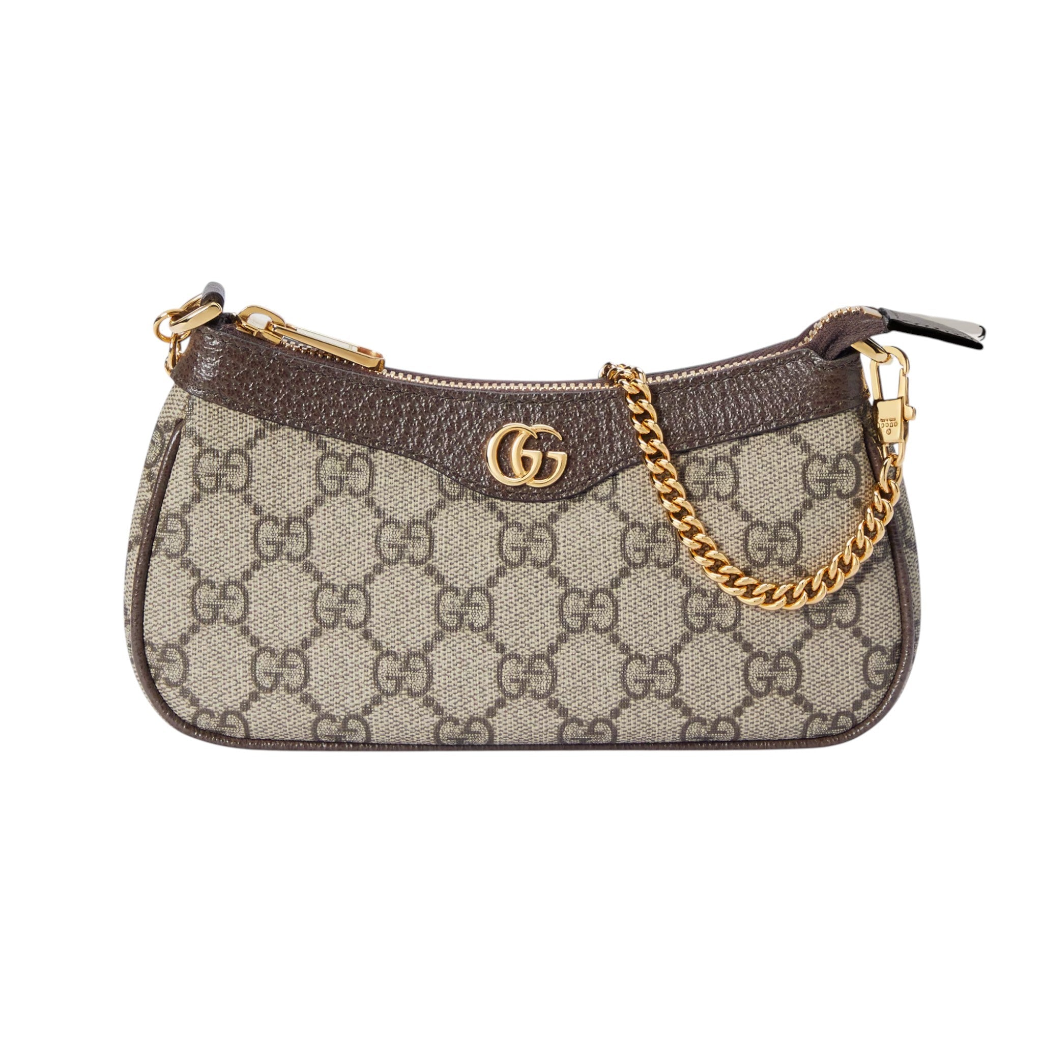 Gucci Ophidia Small Bag Beige and Ebony GG Supreme Canvas