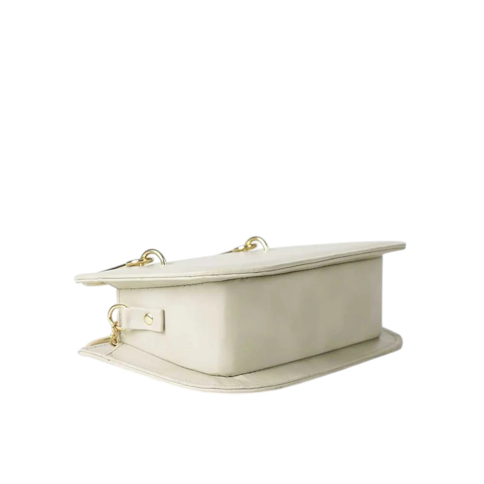 Roman Corvette Beige Plain Leather Bag