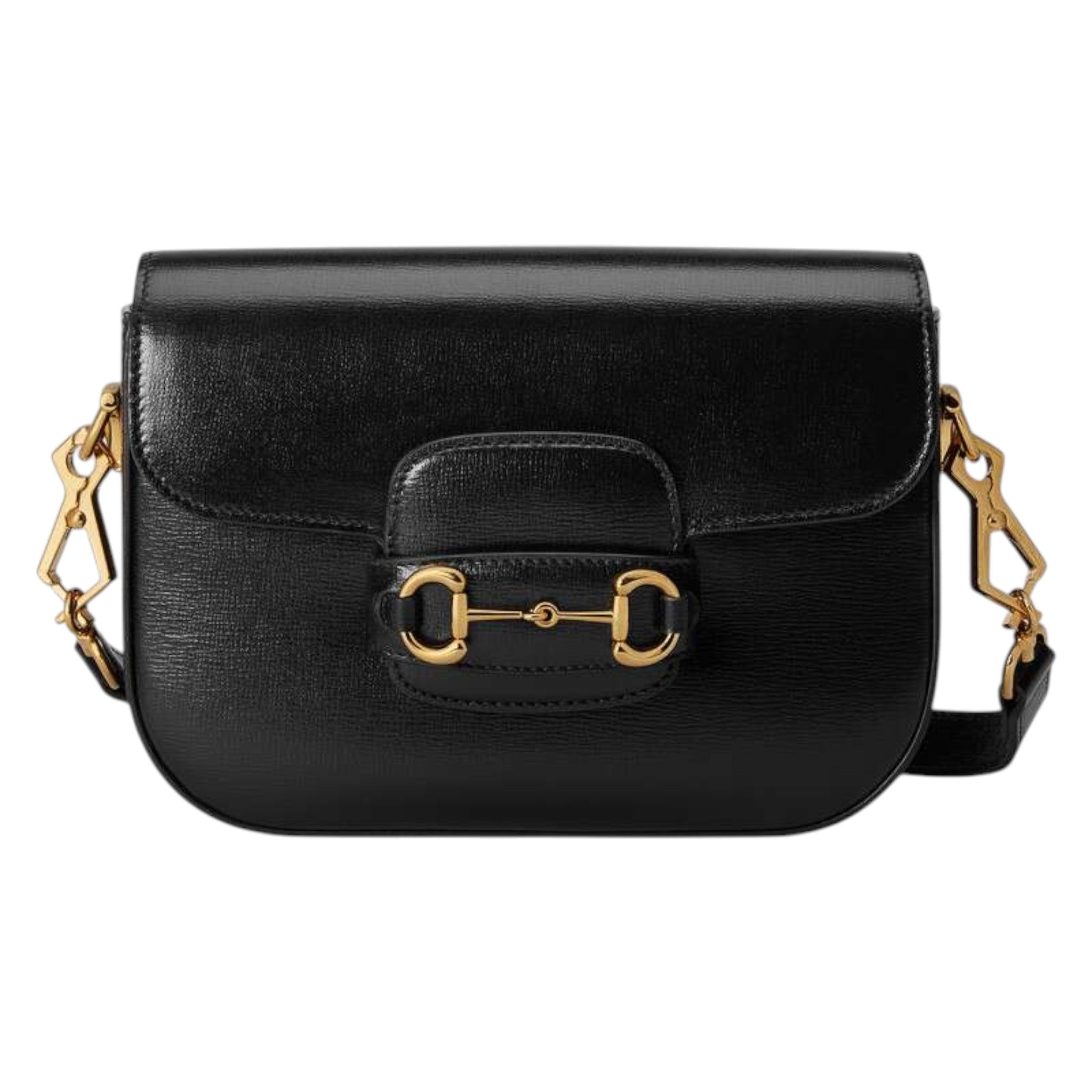 Gucci Horsebit 1955 Shoulder Bag Black Leather