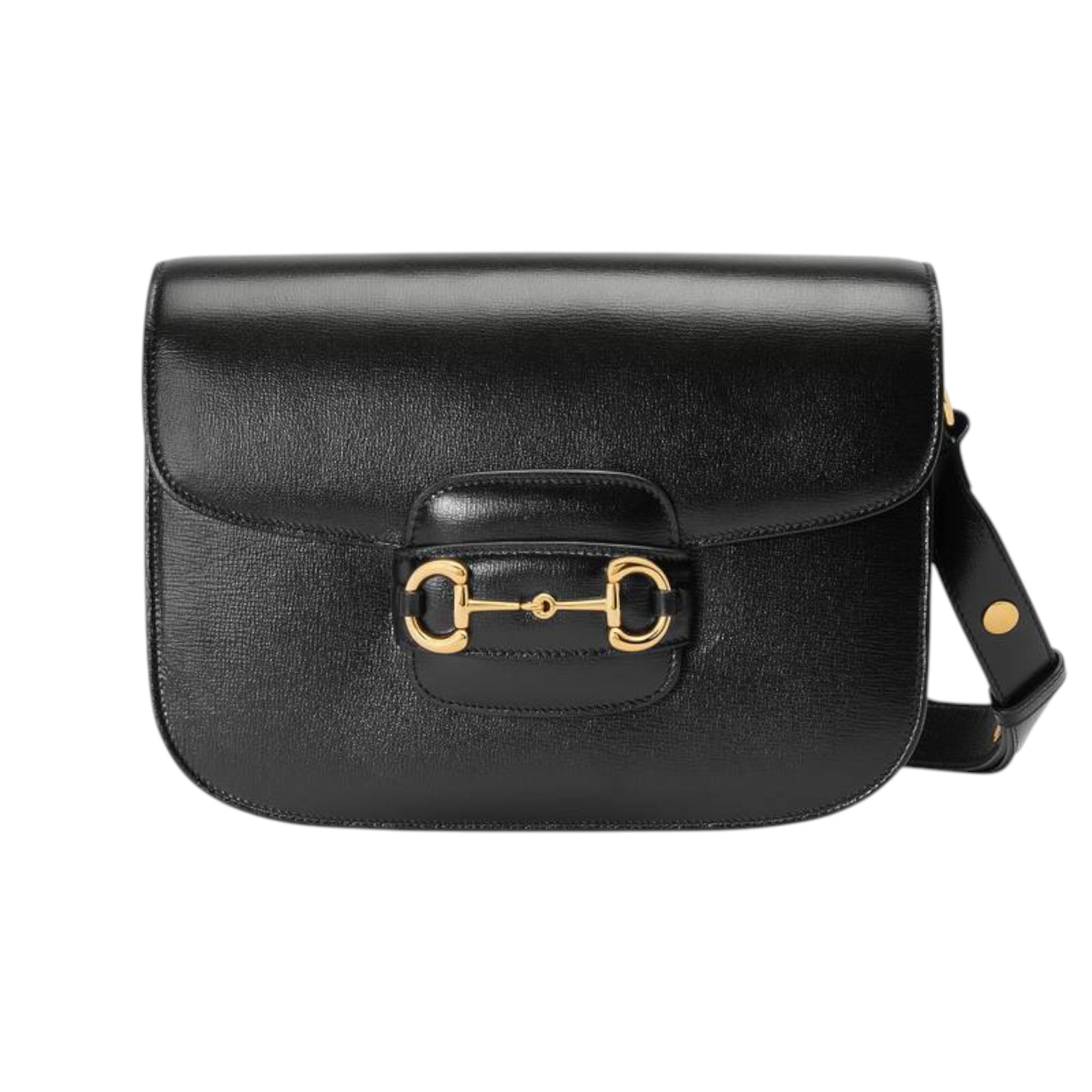 Gucci Horsebit 1955 Shoulder Bag Black Leather