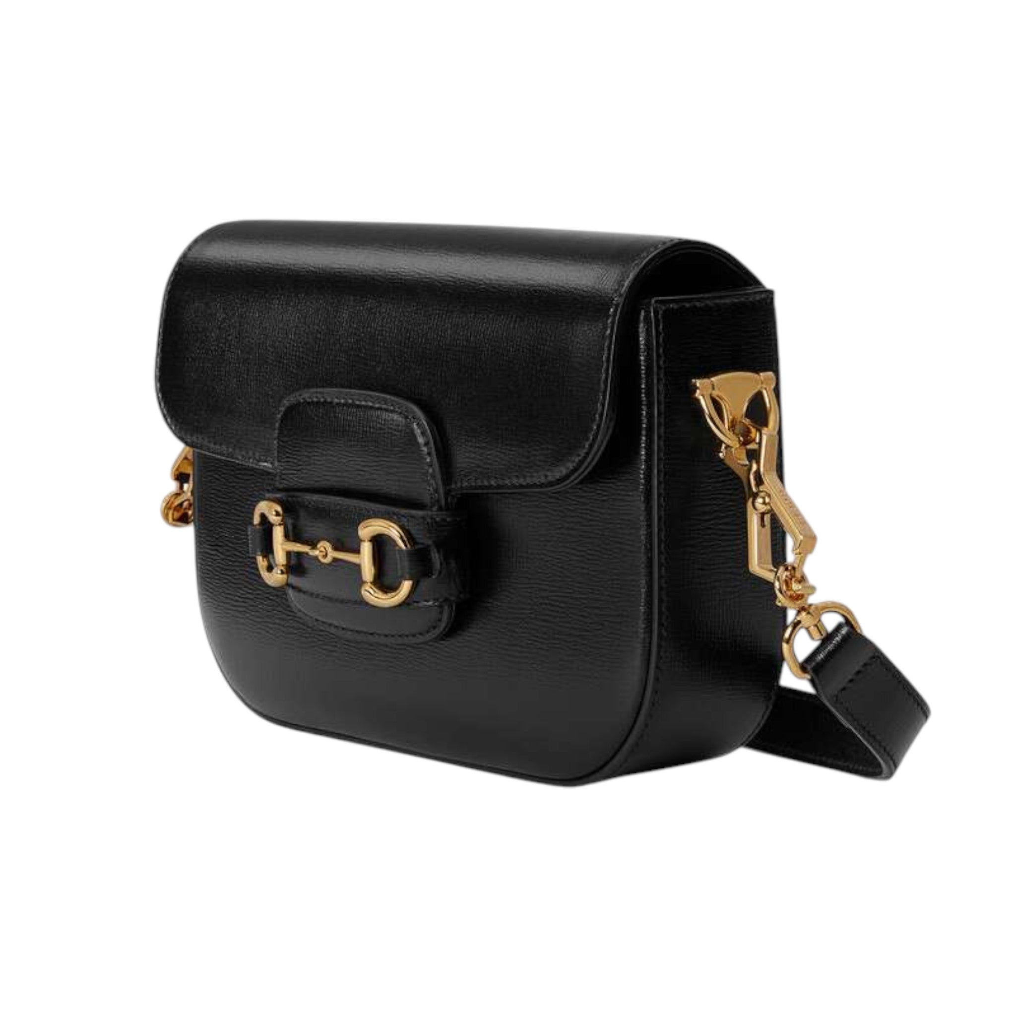 Gucci Horsebit 1955 Shoulder Bag Black Leather